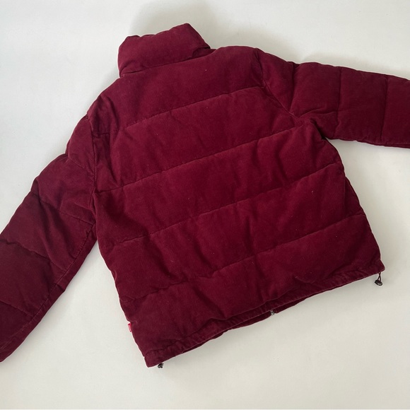 LEVI’S • XL Corduroy puffer jacket in burgundy - Picture 13 of 13